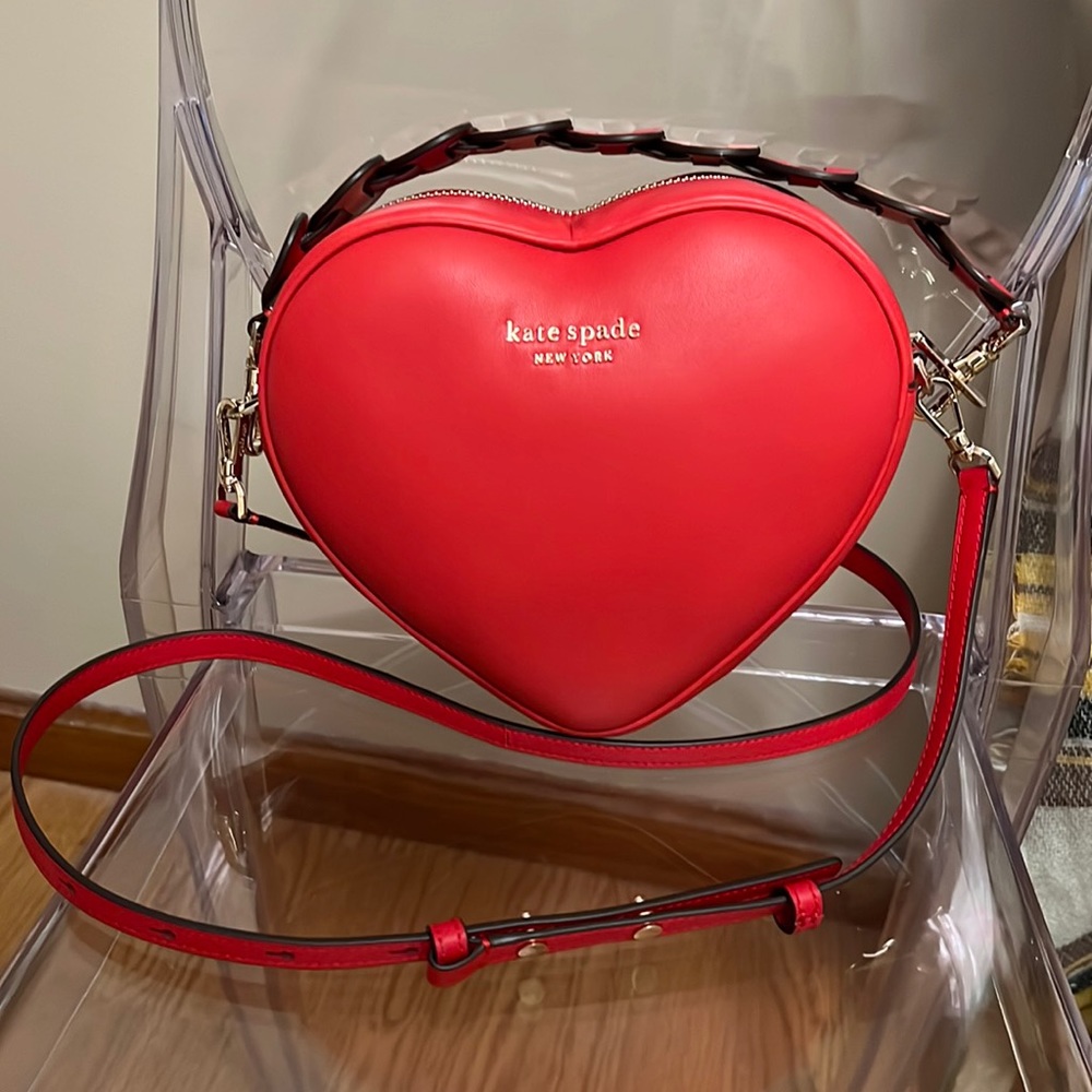 Heartbreaker Smooth Leather Crossbody Bag
